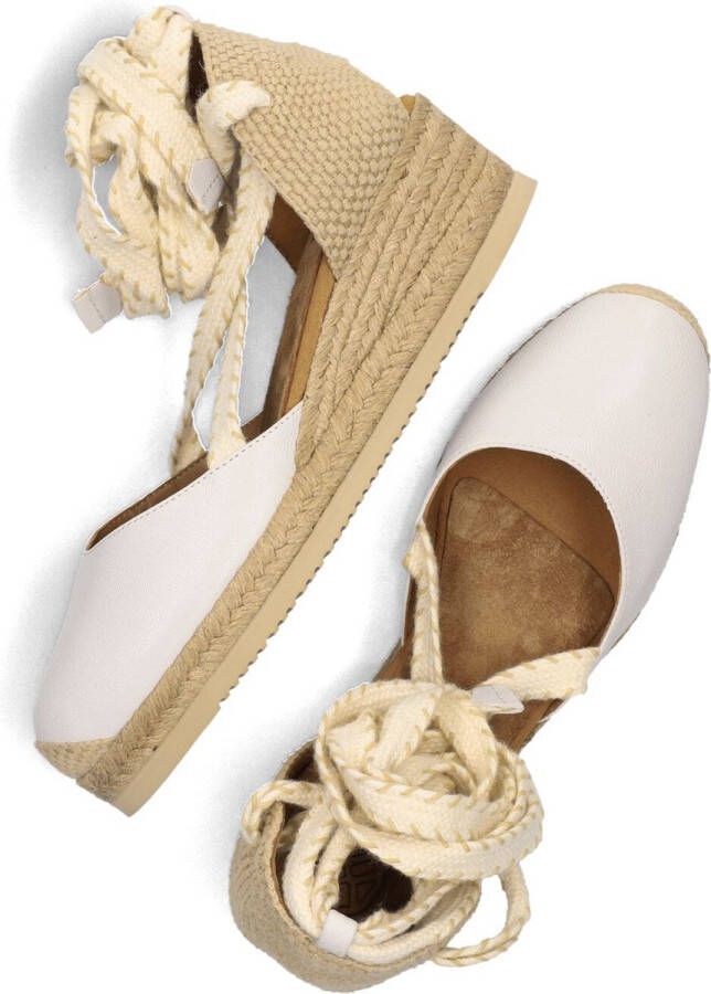 Unisa Chaplin Espadrilles Zomer Schoenen Dames Wit