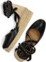 UNISA Espadrilles Dames Chaplin Maat: 39 Materiaal: Leer Kleur: Zwart - Thumbnail 2