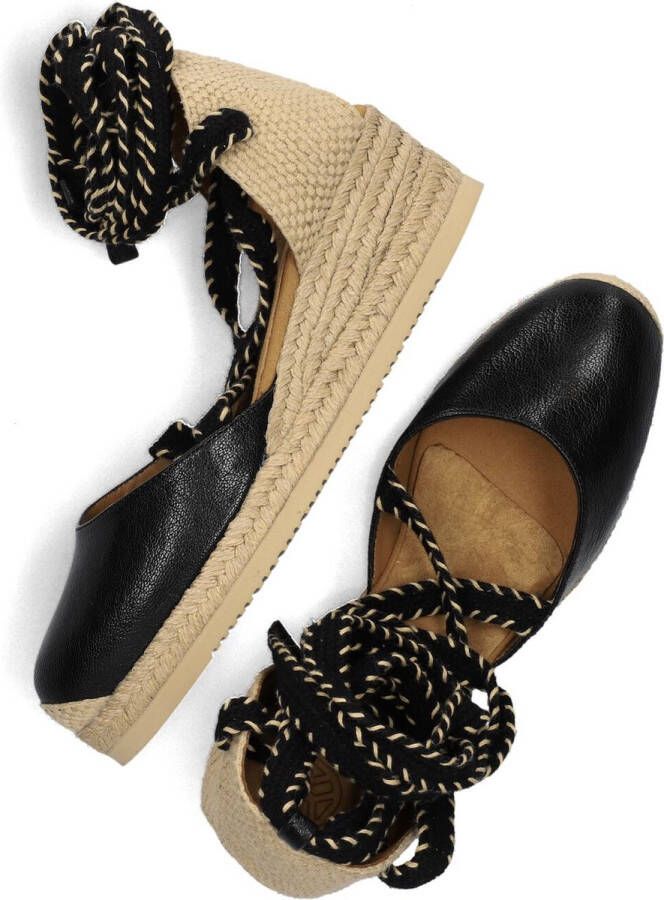 Unisa Chaplin Espadrilles Zomer Schoenen Dames Zwart