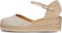 UNISA Espadrilles Dames Cisca Maat: 35 Materiaal: Leer Kleur: Goud - Thumbnail 2