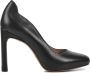 Unisa Pumps Stiletto Dames Damesschoenen Leer Blokhak hoogte Pascual led Zwart - Thumbnail 1