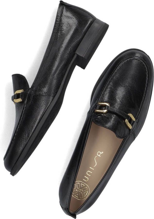 Unisa Daneri Loafers Instappers Dames Zwart