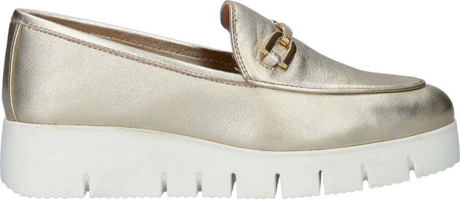 Unisa Famo Loafers Instappers Dames Goud