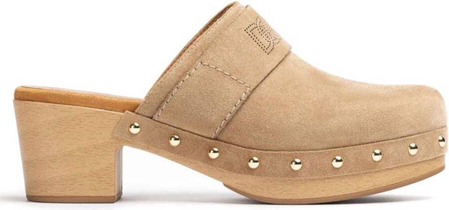 Unisa Iggy Clogs Dames Beige