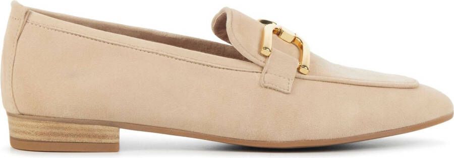 Unisa Instappers Dames Instapschoenen Damesschoenen Suède Baxter Beige