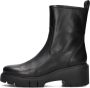 UNISA Enkelboots Dames Jofo Maat: 37 Materiaal: Leer Kleur: Zwart - Thumbnail 3