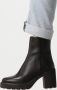 UNISA Enkelboots Dames Khan Maat: 40 Materiaal: Leer Kleur: Zwart - Thumbnail 2