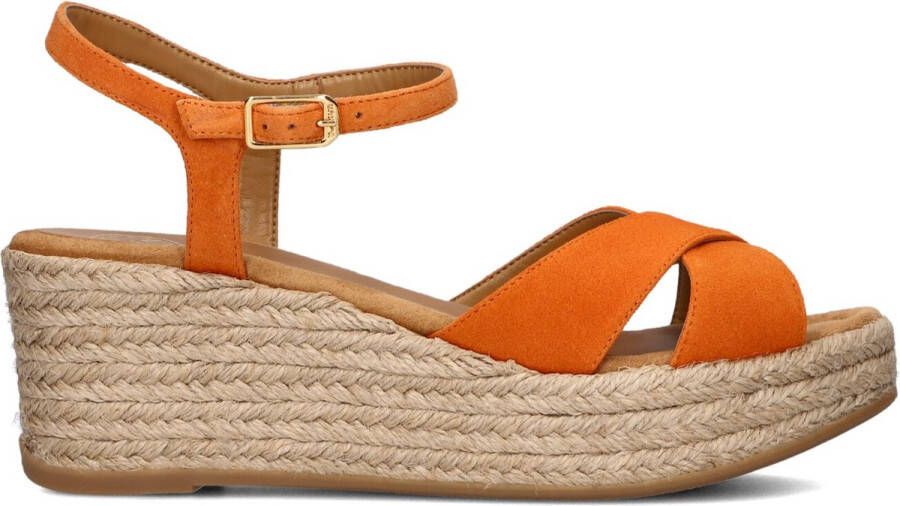 UNISA Sandalen Dames Kira Sue Maat: 40 Materiaal: Suède Kleur: Oranje