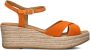 UNISA Sandalen Dames Kira Sue Maat: 40 Materiaal: Suède Kleur: Oranje - Thumbnail 1