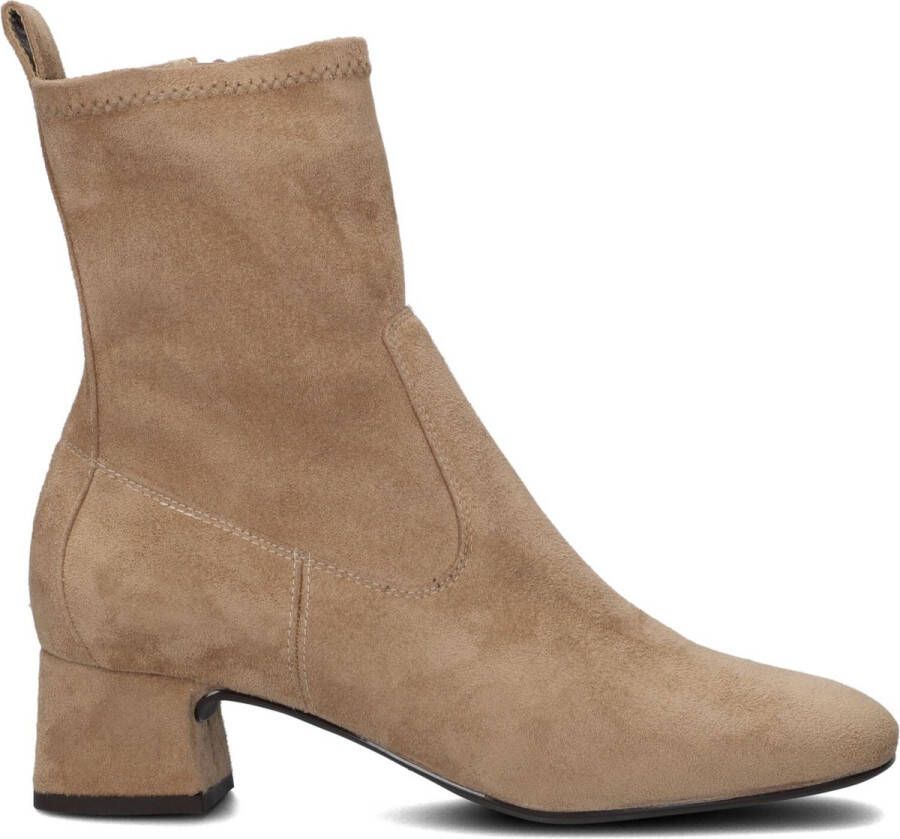 Unisa Lemico Enkellaarsjes Enkelboots met rits Dames Beige