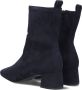 Unisa Lemico Enkellaarsjes Enkelboots met rits Dames Blauw + - Thumbnail 2