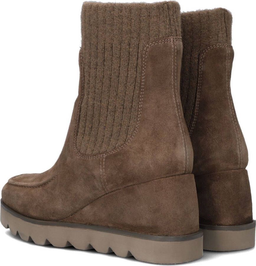 Unisa Leysa Enkellaarsjes Enkelboots Dames Taupe