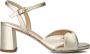 Unisa Gouden Slingback Sandalen Medway Stijl Yellow Dames - Thumbnail 2