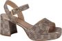 UNISA Sandalen Dames Ney_24 Maat: 41 Materiaal: Leatherlook Kleur: Goud - Thumbnail 2