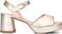 UNISA Sandalen Dames Ney Maat: 38 Materiaal: Leer Kleur: Goud - Thumbnail 2