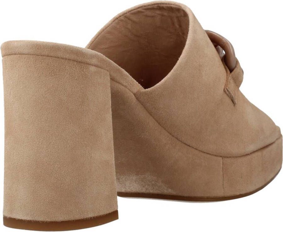 Unisa Heeled Mules Beige Dames