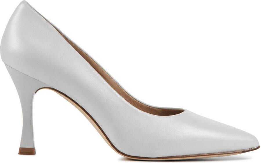 Unisa Pumps Stiletto Dames Damesschoenen Leer hoogte Tola bride Wit