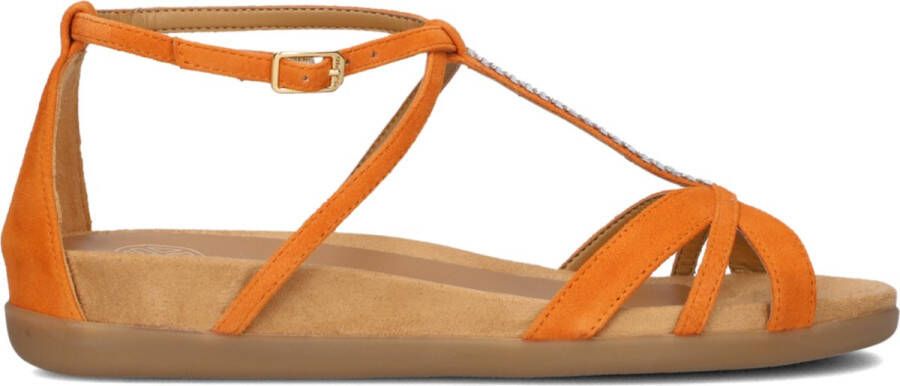 UNISA Sandalen Dames Casano Maat: 37 Materiaal: Suède Kleur: Oranje