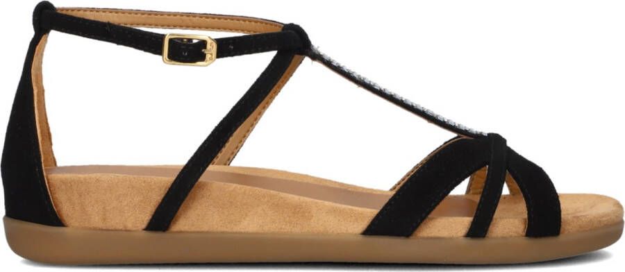 UNISA Sandalen Dames Casano Maat: 40 Materiaal: Suède Kleur: Zwart