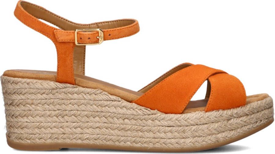 UNISA Sandalen Dames Kira Sue Maat: 38 Materiaal: Suède Kleur: Oranje