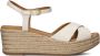 UNISA Sandalen Dames Kira Maat: 39 Materiaal: Leer Kleur: Wit - Thumbnail 1