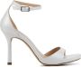 Unisa Sandalen Dames Damesschoenen Leer Blokhak hoogte 8 cm Yasu bride Wit - Thumbnail 1