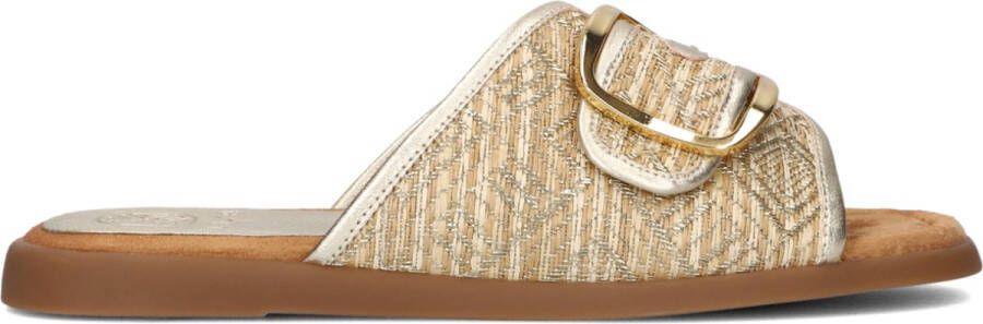 UNISA Slippers Dames Cray Maat: 38 Materiaal: Leer Kleur: Goud