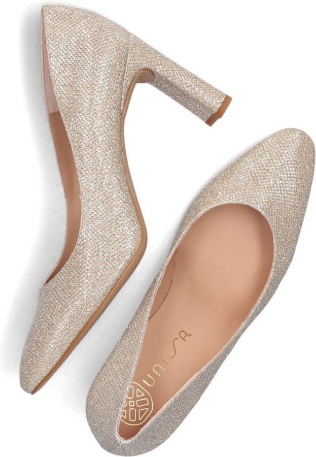 Unisa Waba Pumps High Heels Schoenen Hoge Hak Dames Goud