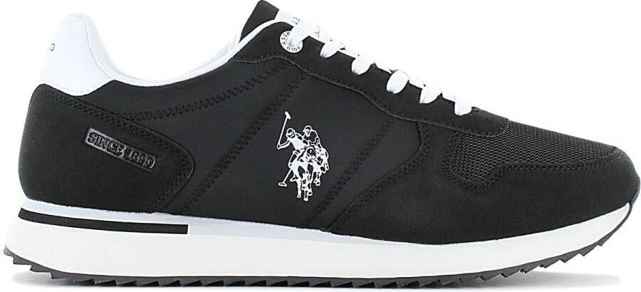 U.S. POLO ASSN. ALTENA Heren Sneakers Schoenen Zwart 001A-BLK