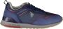 U.s. Polo Assn. Blauwe Contrast Sneakers Stijlvol Ontwerp Blue Heren - Thumbnail 1