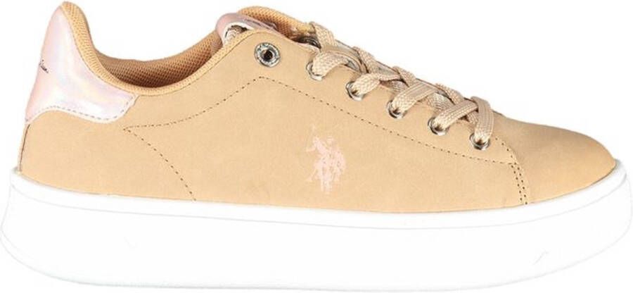 U.S. POLO ASSN. Bedrukte Sneakers Met Veters En Contrasterende Details