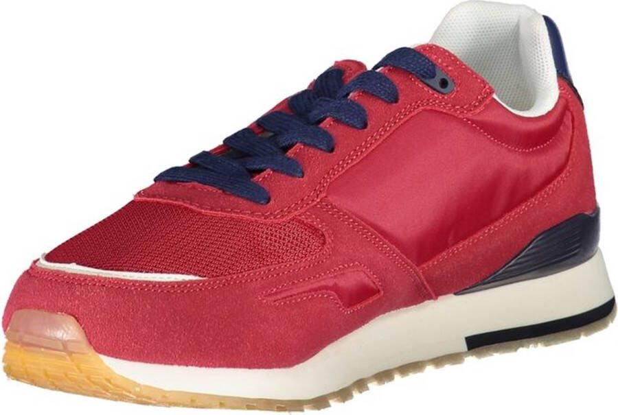 U.S. POLO ASSN. Bedrukte Vetersneaker Met Contrasterende Details