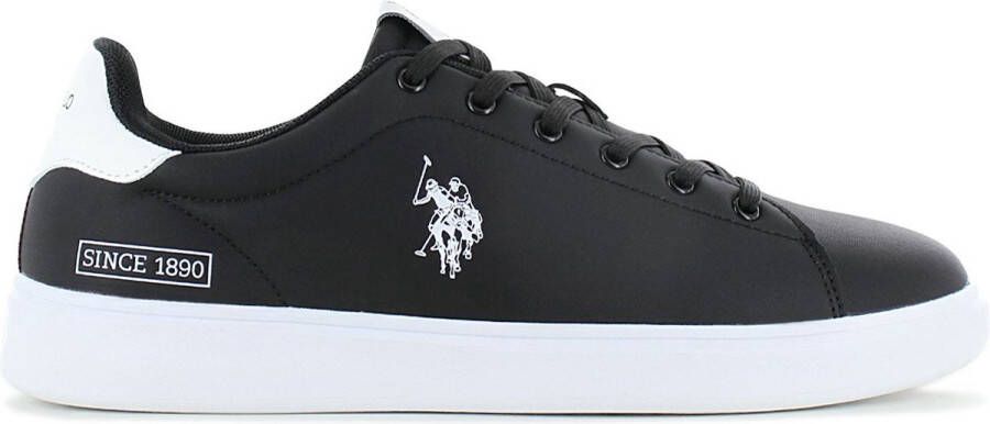 U.S. POLO ASSN. BYRON Heren Sneakers Schoenen Zwart 001-BLK-WHI03