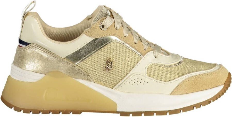 U.s. Polo Assn. Elegante Gouden Sportsneakers Multicolor Dames