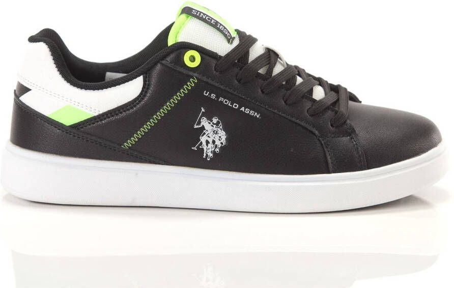 U.s. Polo Assn. Heren Sneakers Zwart Print Alle Seizoenen Zwart Heren