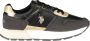 U.S. POLO ASSN. Polyester Vetersneaker Met Contrasterende Details En Logoprint - Thumbnail 1