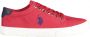 U.s. Polo Assn. Rode sneakers voor heren met sportief ontwerp Rood Heren - Thumbnail 1