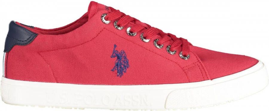 U.s. Polo Assn. Rode sneakers voor heren met sportief ontwerp Rood Heren