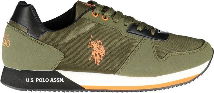 U.s. Polo Assn. Heren Hardloopschoenen in Militair Groen Green Heren