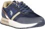 U.s. Polo Assn. Stijlvolle blauwe sportsneakers met dynamische contrastdetails Blue - Thumbnail 1