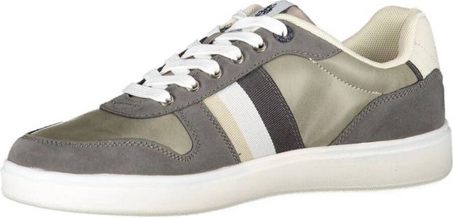 U.s. Polo Assn. Grijze Lace-Up Sports Sneakers met Contrastdetails Gray Heren