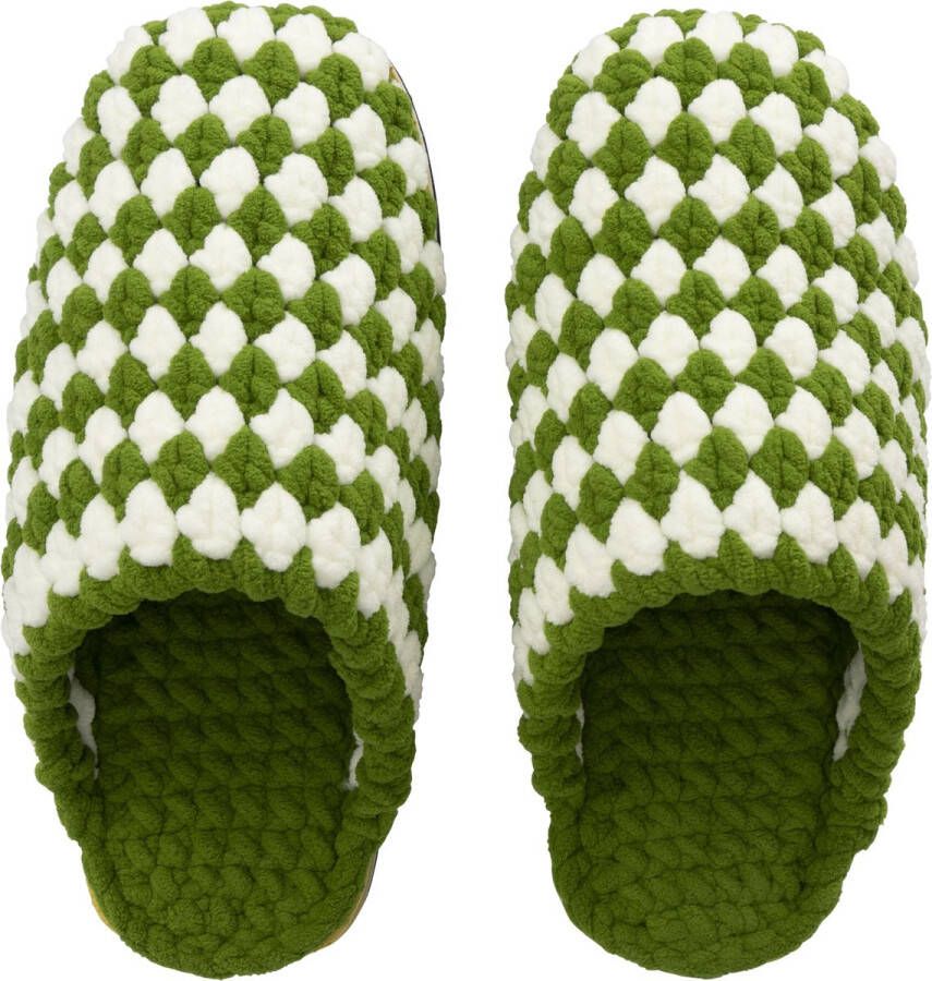 Uzurii Checkered Slippers