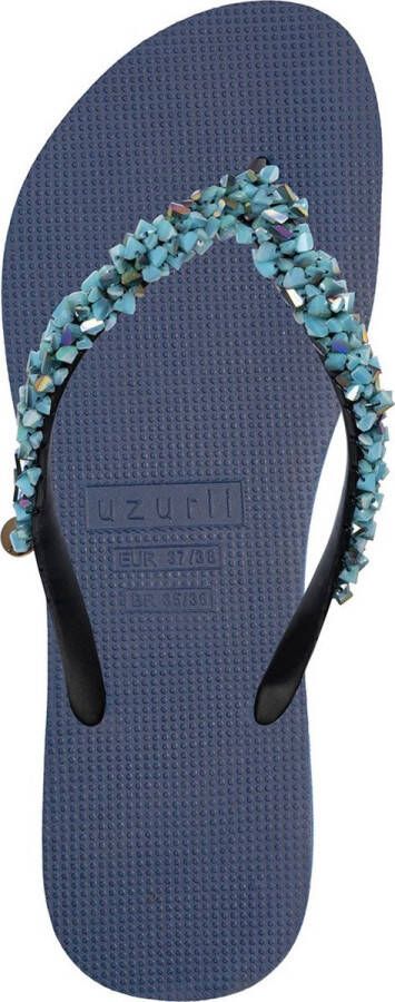 Uzurii Classic Aby Baby Blue Dames Slippers Navy | Blauw | Classic Aby Baby Blue