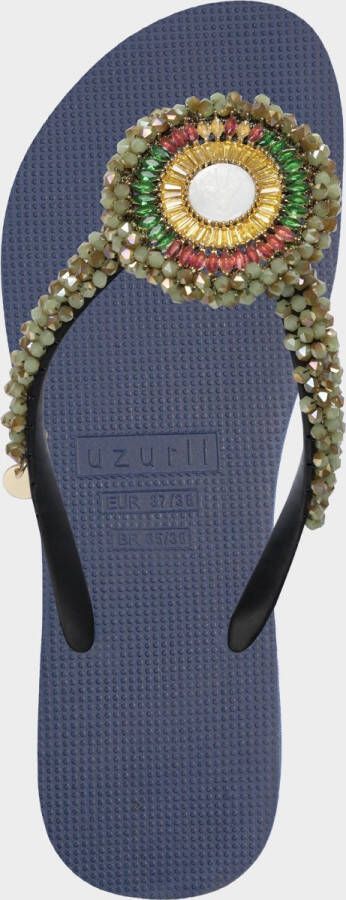 Uzurii Maria Army Green dames slippers Navy Blue