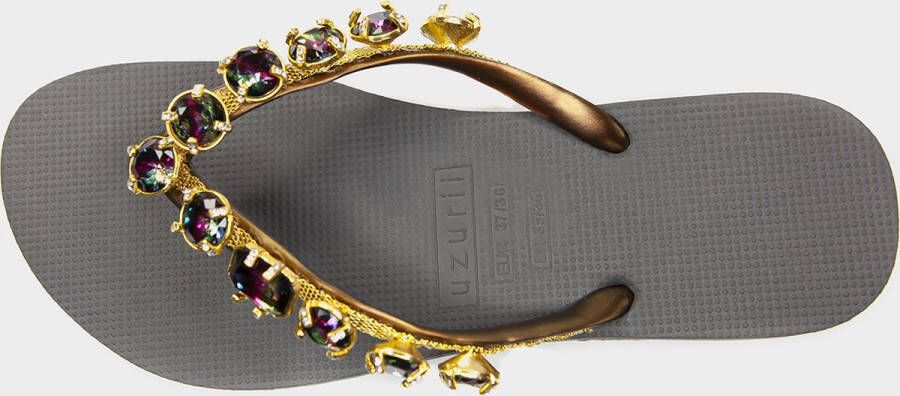 Uzurii Maxima Crown Purple dames slippers Silver