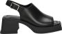 Vagabond Shoemakers Zwarte Leren Sandalen Hennie 101 Black Dames - Thumbnail 2