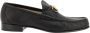 Valentino Garavani Zwarte platte schoenen VLogo Signature loafers Black Heren - Thumbnail 1