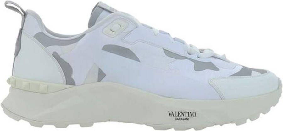 Valentino Garavani Grijze Sneakers met Rockstud-details Gray Heren