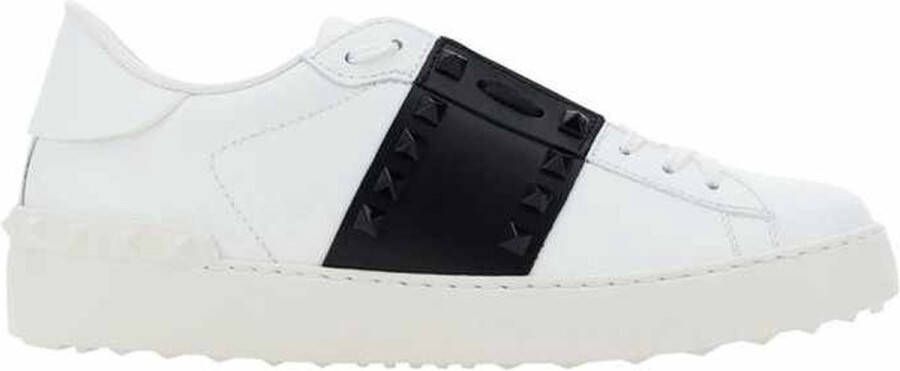 Valentino Garavani Rockstud Open Sneakers Met Leren Afwerking