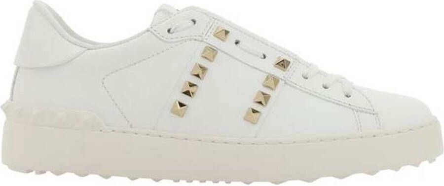 Valentino Garavani Rockstud Untitled Sneakers In Leer